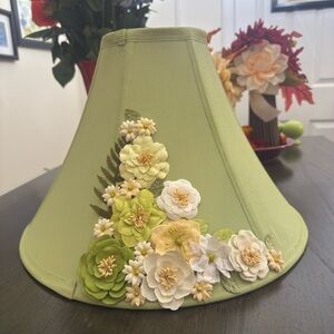 Hand painted Floral lampshade